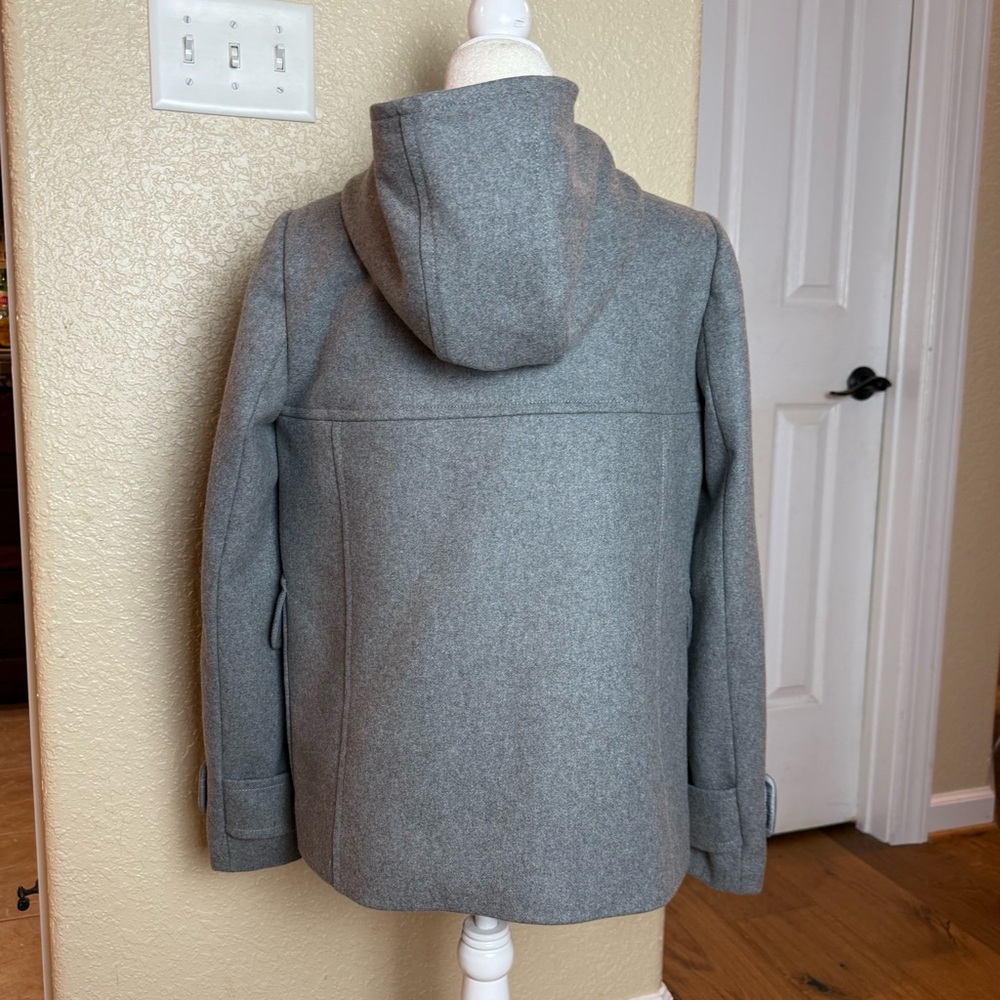 NWOT J. Crew Italian Melton Wool Duffle Coat Sz 8 - Picture 5 of 9